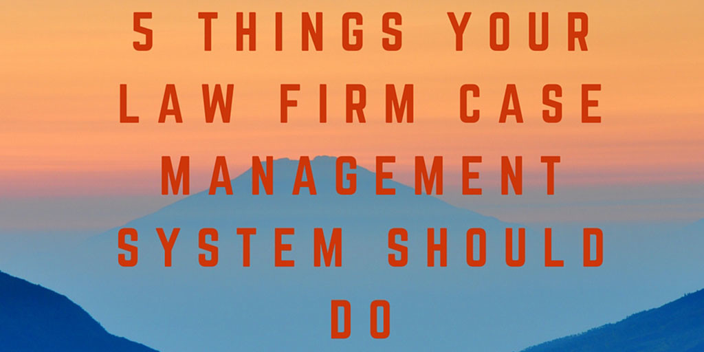Law Firm Case Management System Twitter