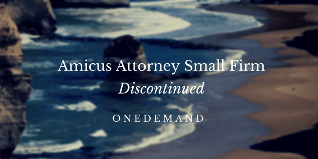 Amicus Attorney Small Firm