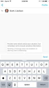 Avvo Instant Messaging Screenshot